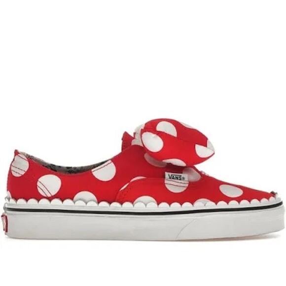 Rare Disney x Vans Authentic Gore Minnie Red Bow Women’s 11 / Men’s 9.5 EUC - Picture 2 of 9